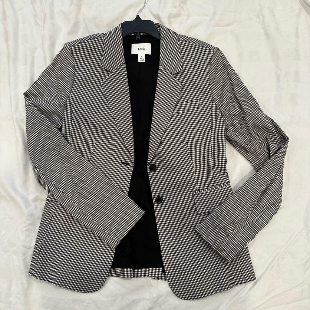 Lewit Checked Blazer
